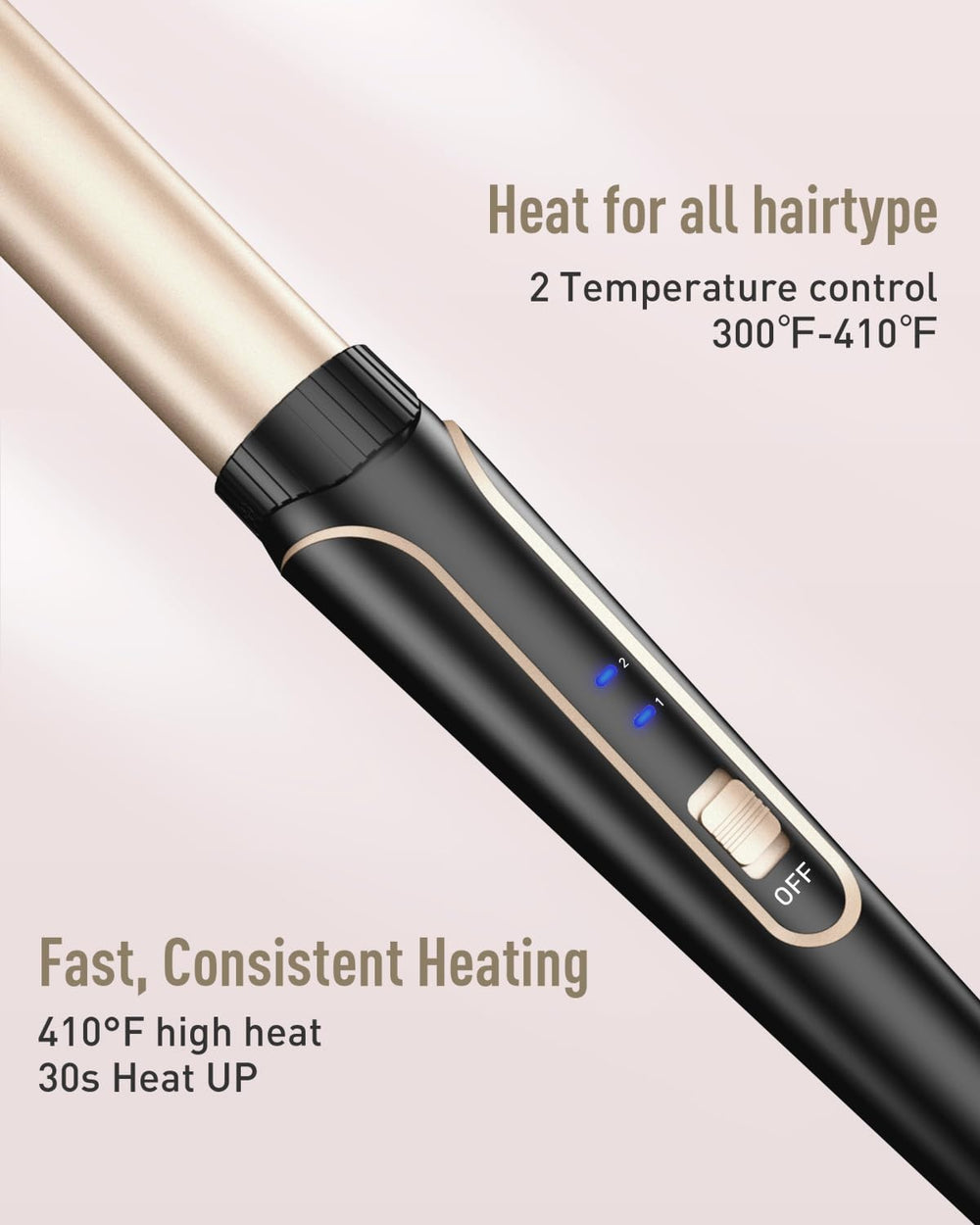 BESTOPE PRO Waver includes protective glove and clips for safe styling.
