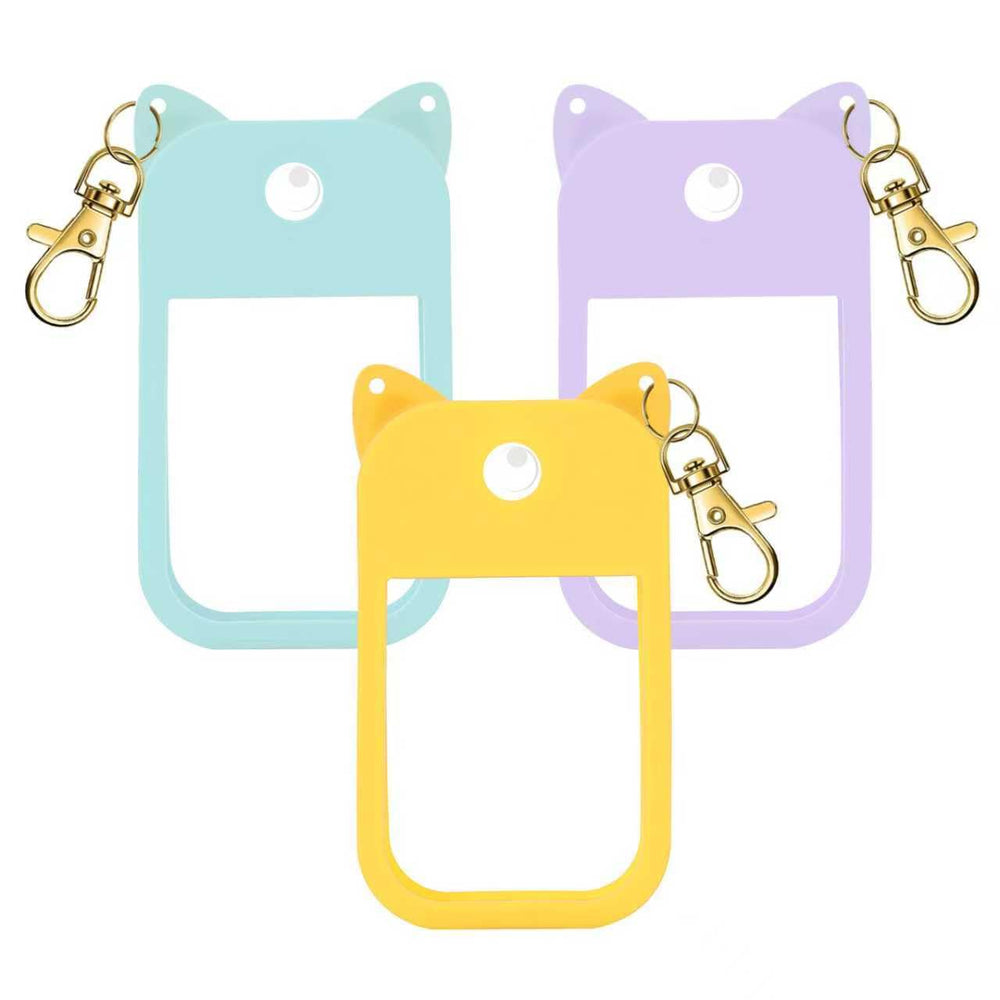 BestStone silicone case for Touchland 30ml in purple pet-ear design helps you spot your sanitizer quickly.