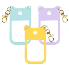 BestStone silicone case for Touchland 30ml in purple pet-ear design helps you spot your sanitizer quickly.