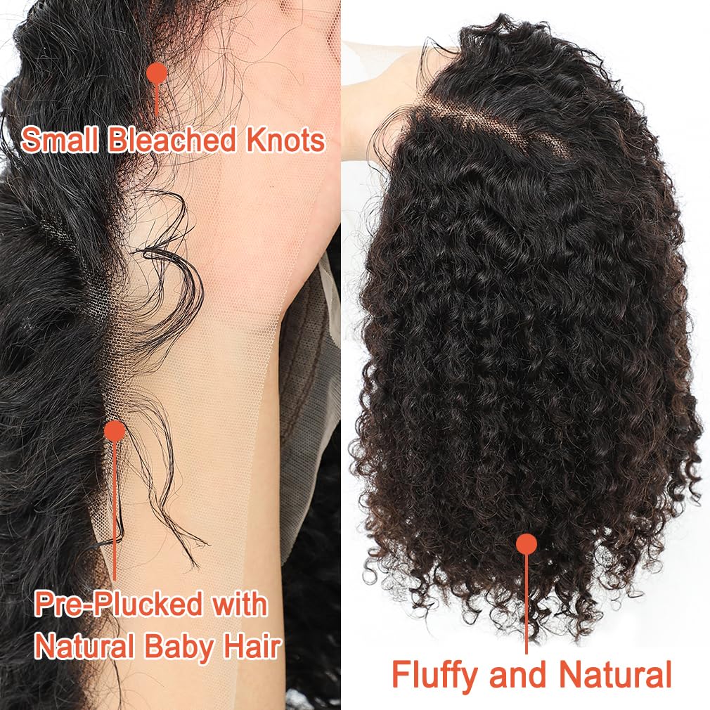 Besurina Deep Curly Bob Wig Accessories included enhance unboxing