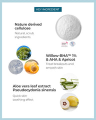 BE THE SKIN BHA+ Pore Zero with aloe and apricot extracts for soothing nourishment