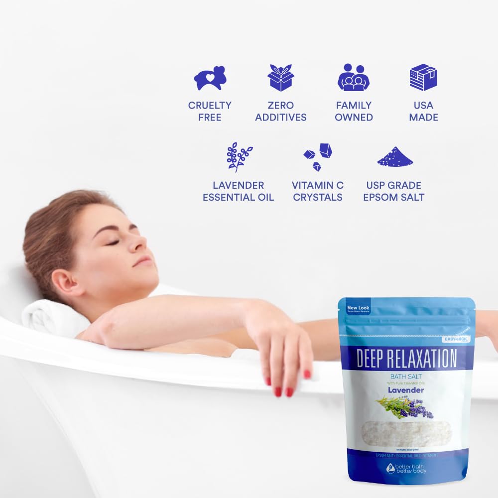 Better Bath Better Body made-in-usa label signals quality bath soak.
