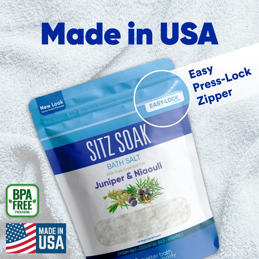 Better Bath Better Body Sitz Bath Soak made in USA label on container