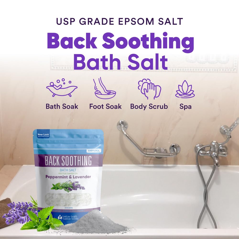 Better Bath Better Body vitamin C crystals dissolving in water for a bright, refreshing bath.