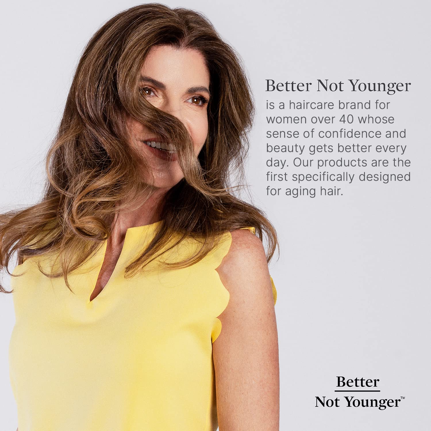 Better Not Younger Wake Up Call duo with conditioner shows finished fullness.
