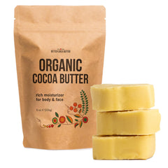 Better Shea Butter cocoa butter packaging—eco-friendly 8 oz jar for long-term storage.