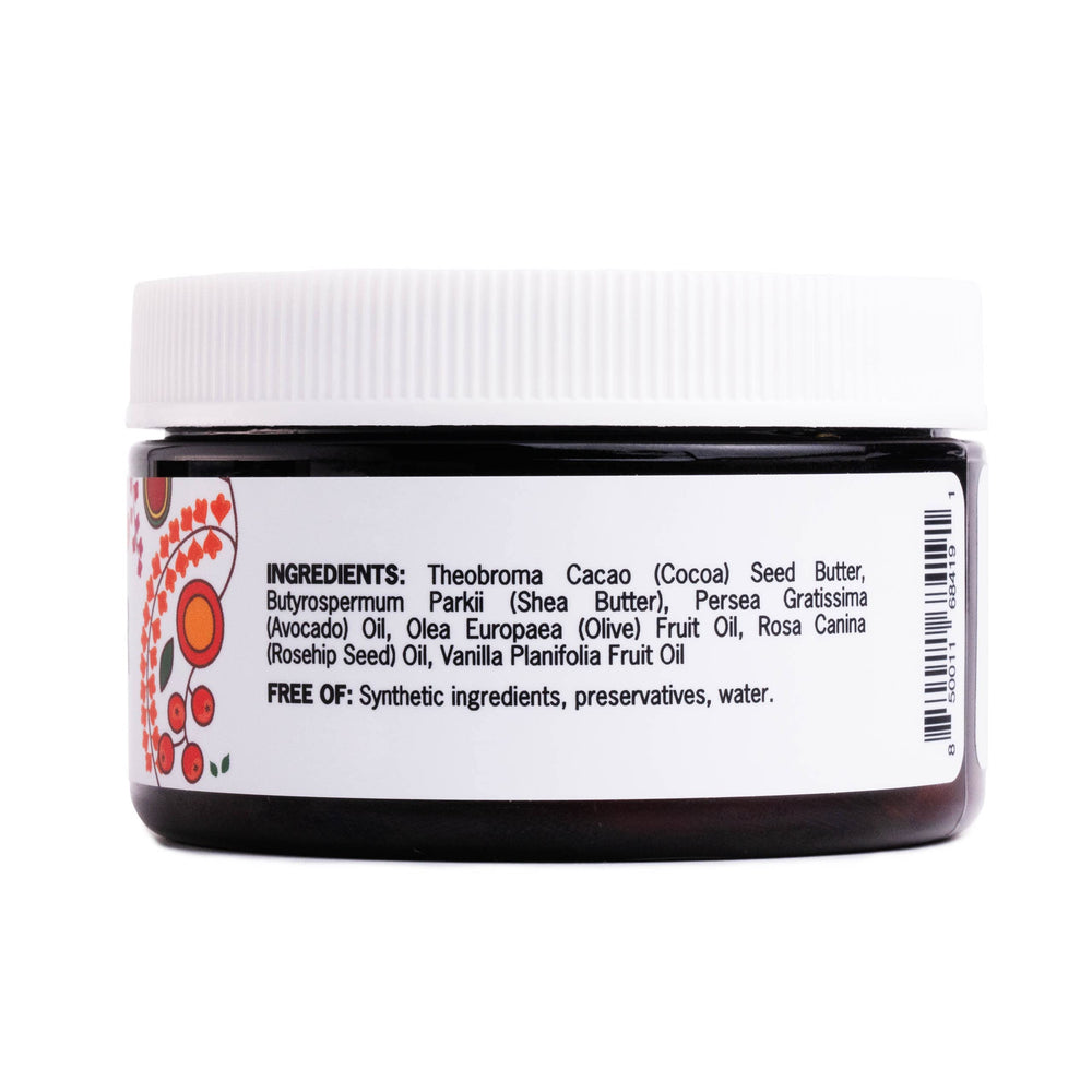 Better Shea Butter natural ingredients label closeup proving no preservatives