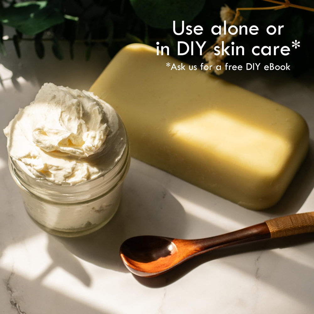 Better Shea Butter smoky-scent captures natural nutty aroma for skincare ritual.