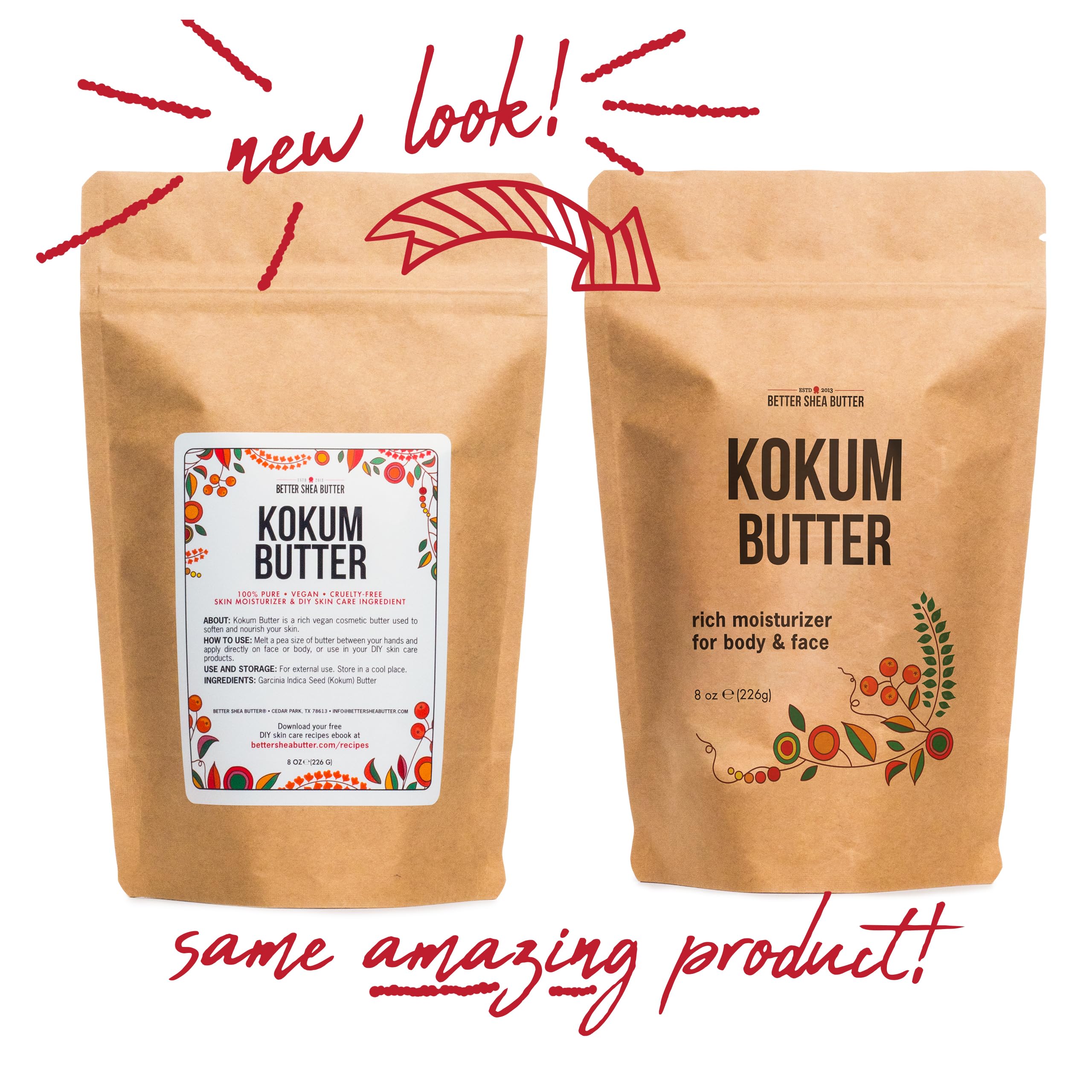 Better Shea Butter Kokum Butter hair leave-in image shows shine and smooth ends with tiny amounts