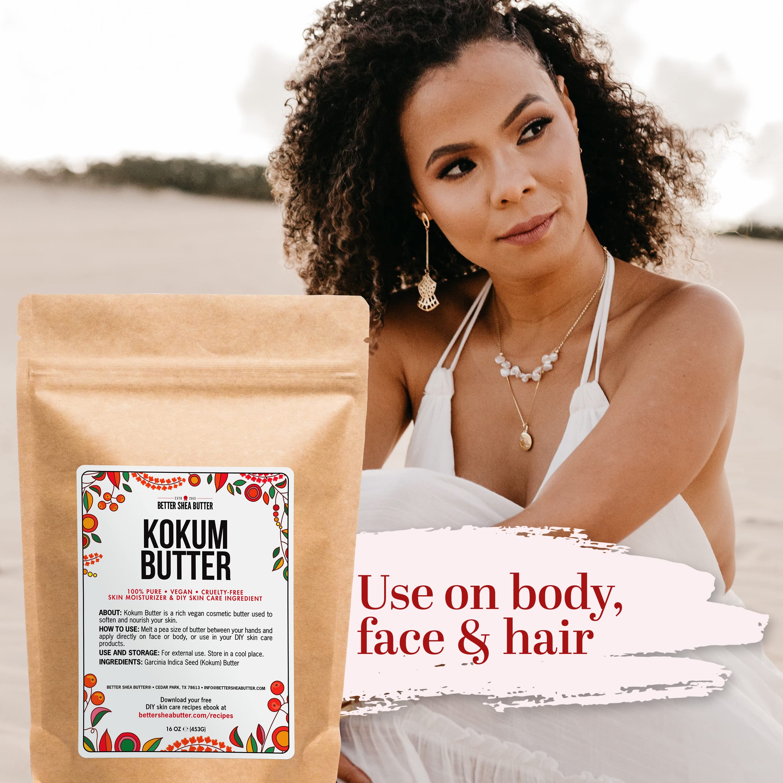 Better Shea Butter Kokum Butter unscented image communicates fragrance-free option for sensitive routines