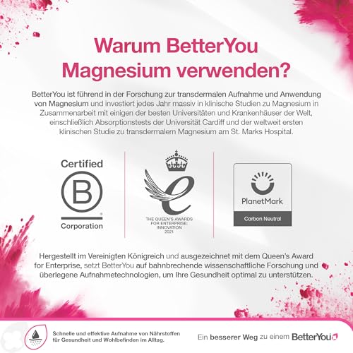 BetterYou magnesium bath flakes and towel in a home spa vibe and soothing soak.