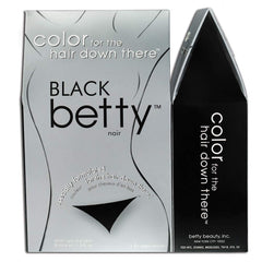 Betty Beauty Black Betty Color Down There Kit packaging—convenient at-home coloring solution.