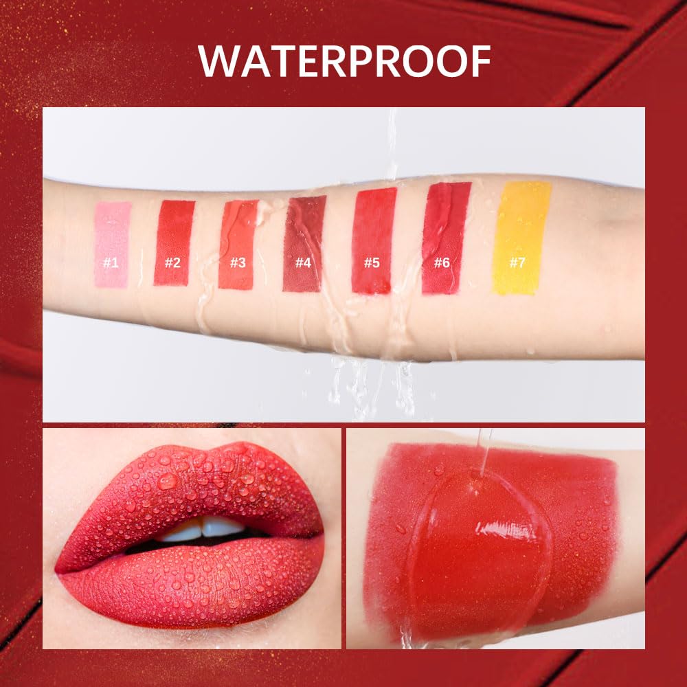 BEUKING Gold Lipstick matte velvet finish for long-lasting color