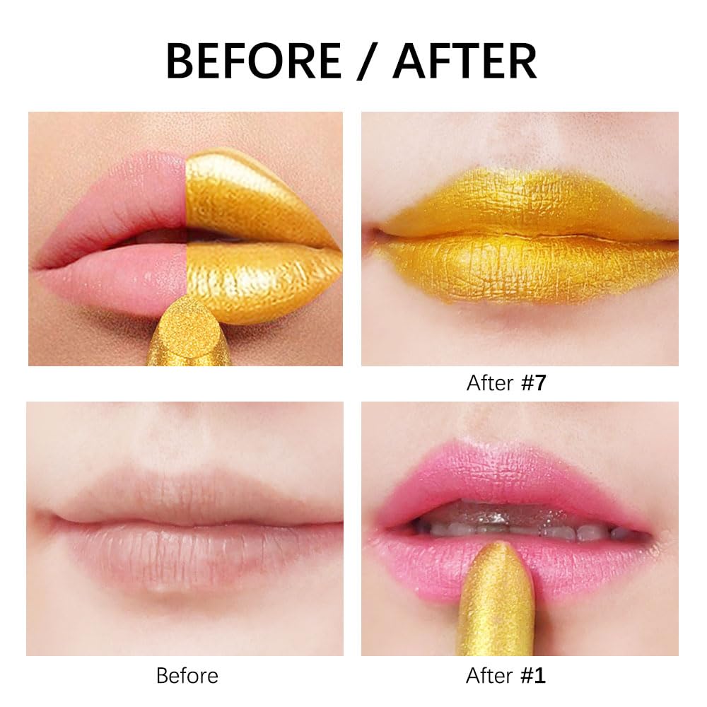 BEUKING Gold Lipstick bottle shows premium luxe and moisture delivery