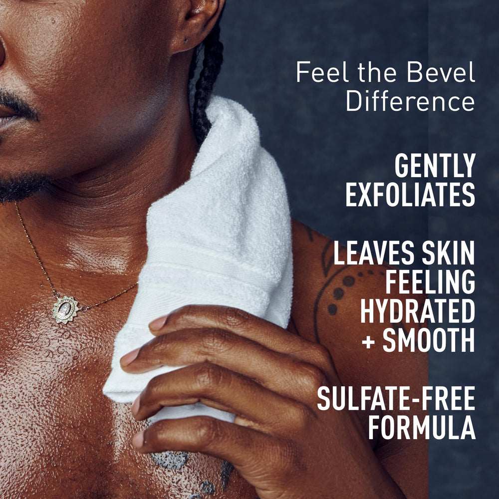 Bevel Exfoliating Body Wash Dark Cassis packaging varies, still premium product experience