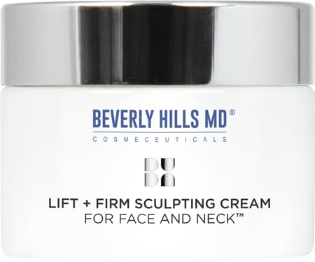 Beverly Hills MD Lift & Firm Cream tube closeup shows silky texture for smoother skin