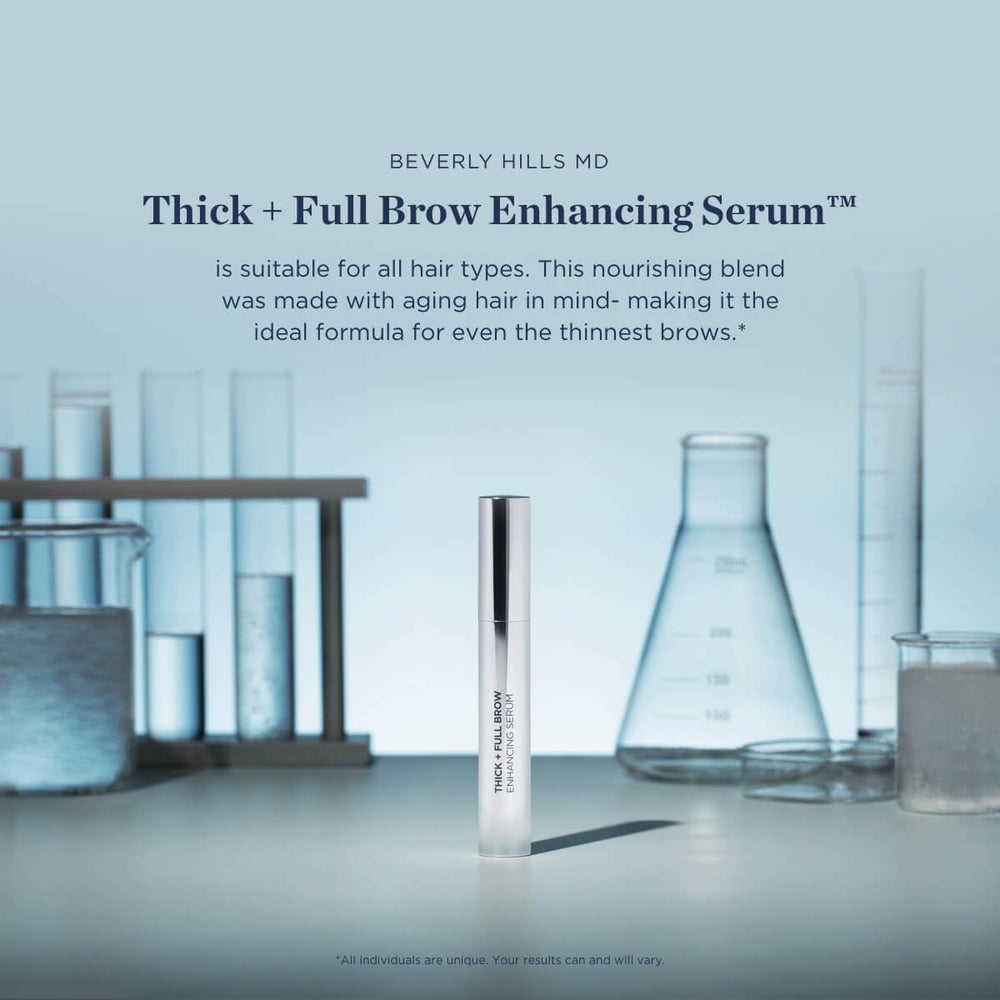 Beverly Hills MD serum ingredient line with Redensyl, Capixyl, Apple Extract.
