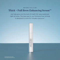 Beverly Hills MD brow serum applicator used on sparse brow areas.