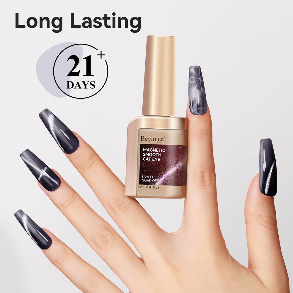 Bevimee 28+ day wear demonstration on nails with proper prep.