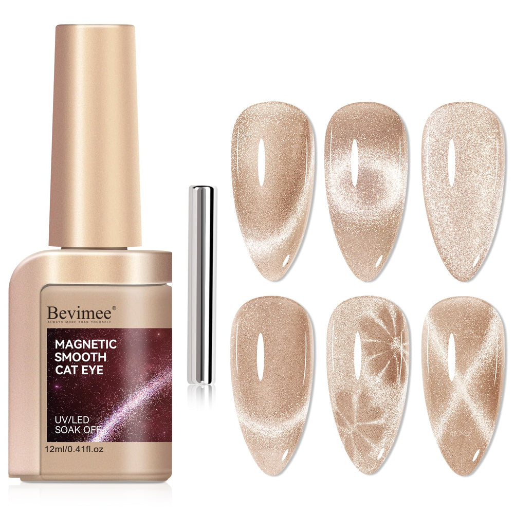 Bevimee cat-eye glitter magnet pack for dazzling, durable color.