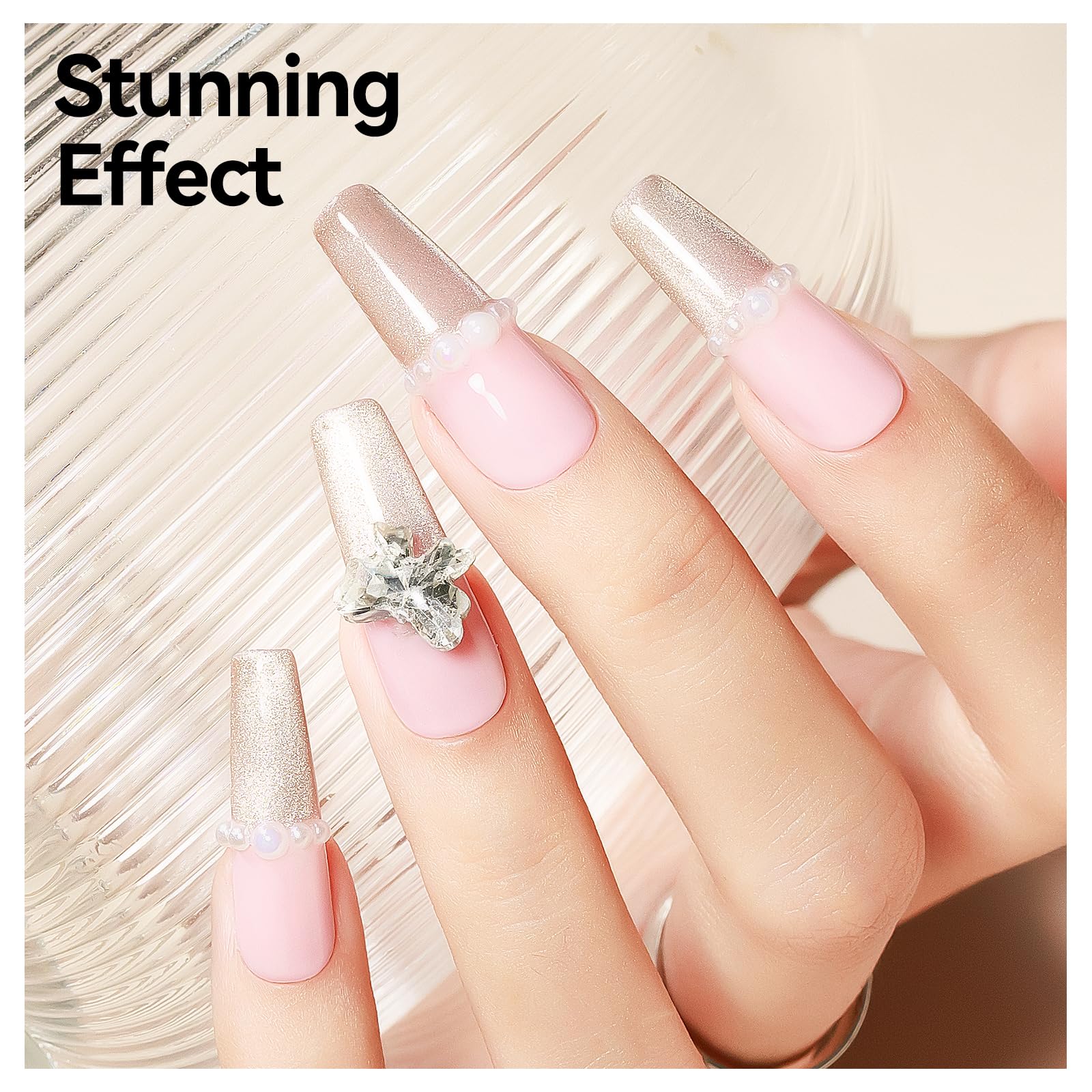 Bevimee no-peel, bubble-free formula delivers smooth, glossy nails.