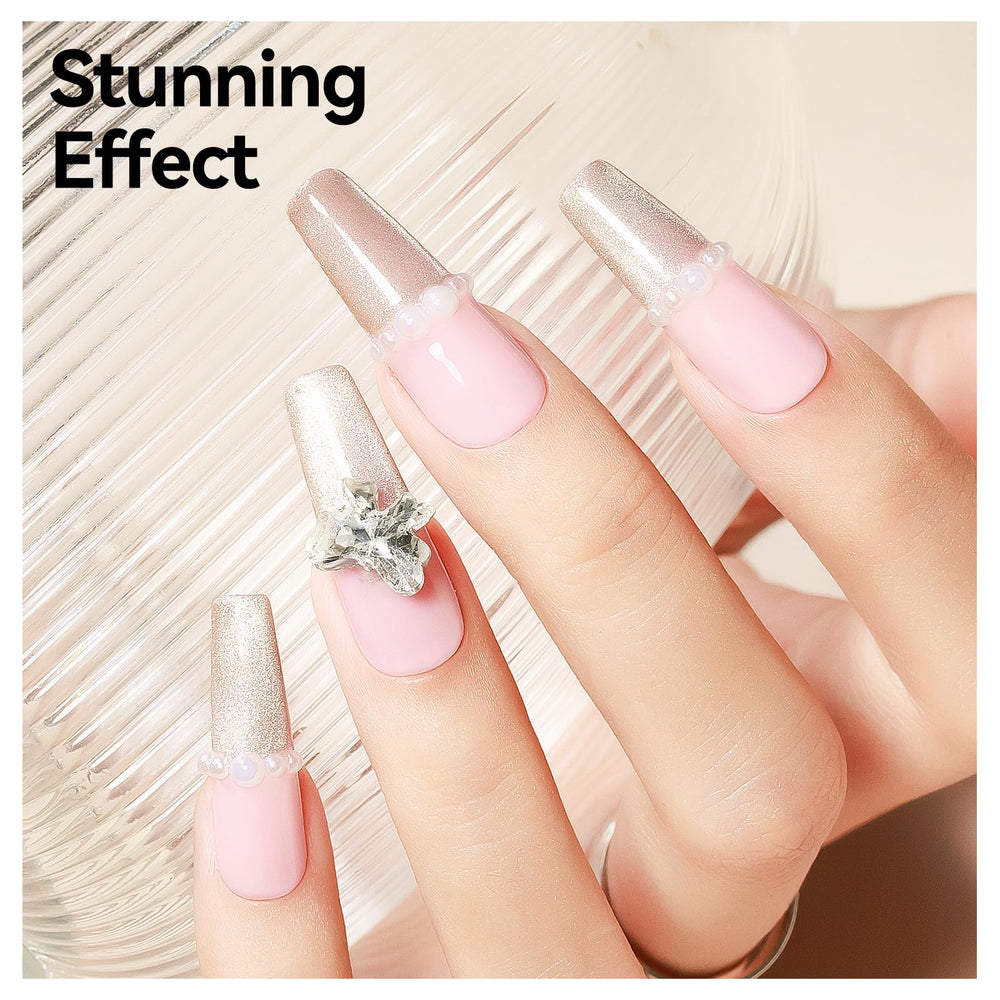 Bevimee no-peel, bubble-free formula delivers smooth, glossy nails.