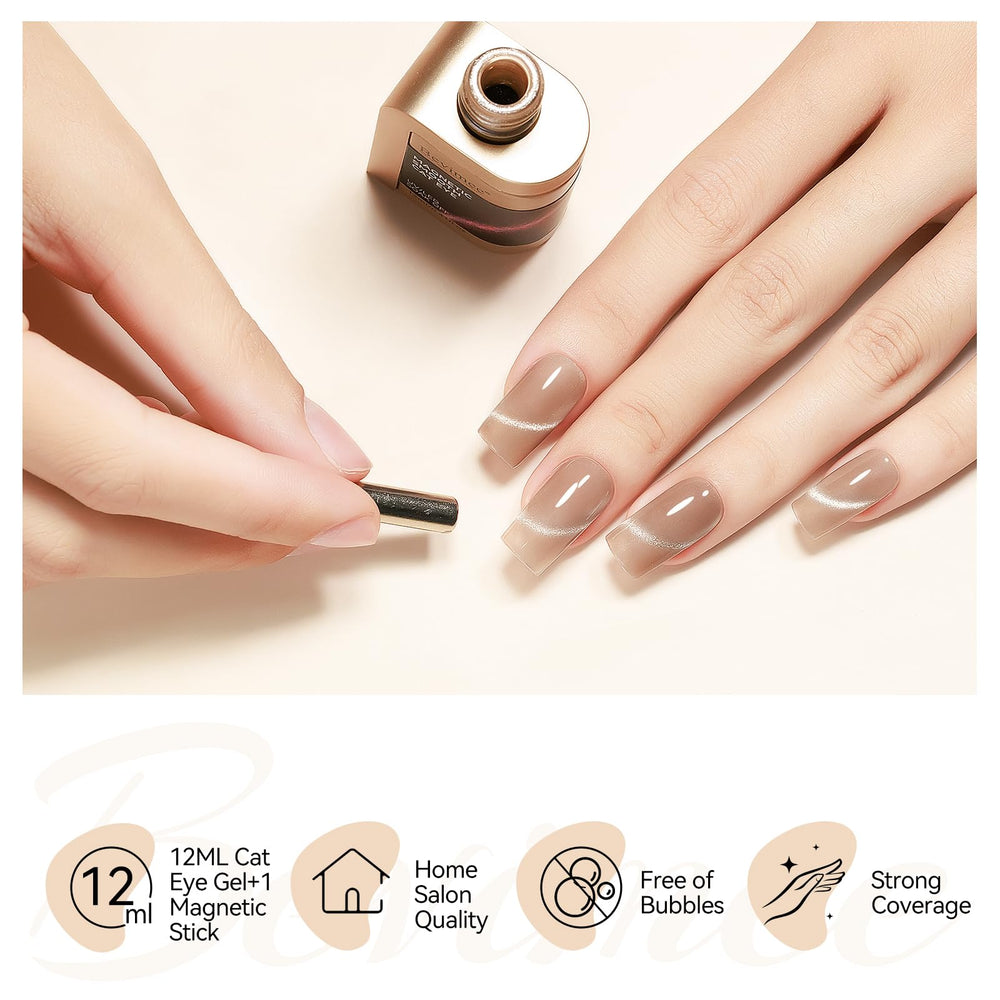 Bevimee UV/LED curing compatibility for quick, salon-grade finishes.