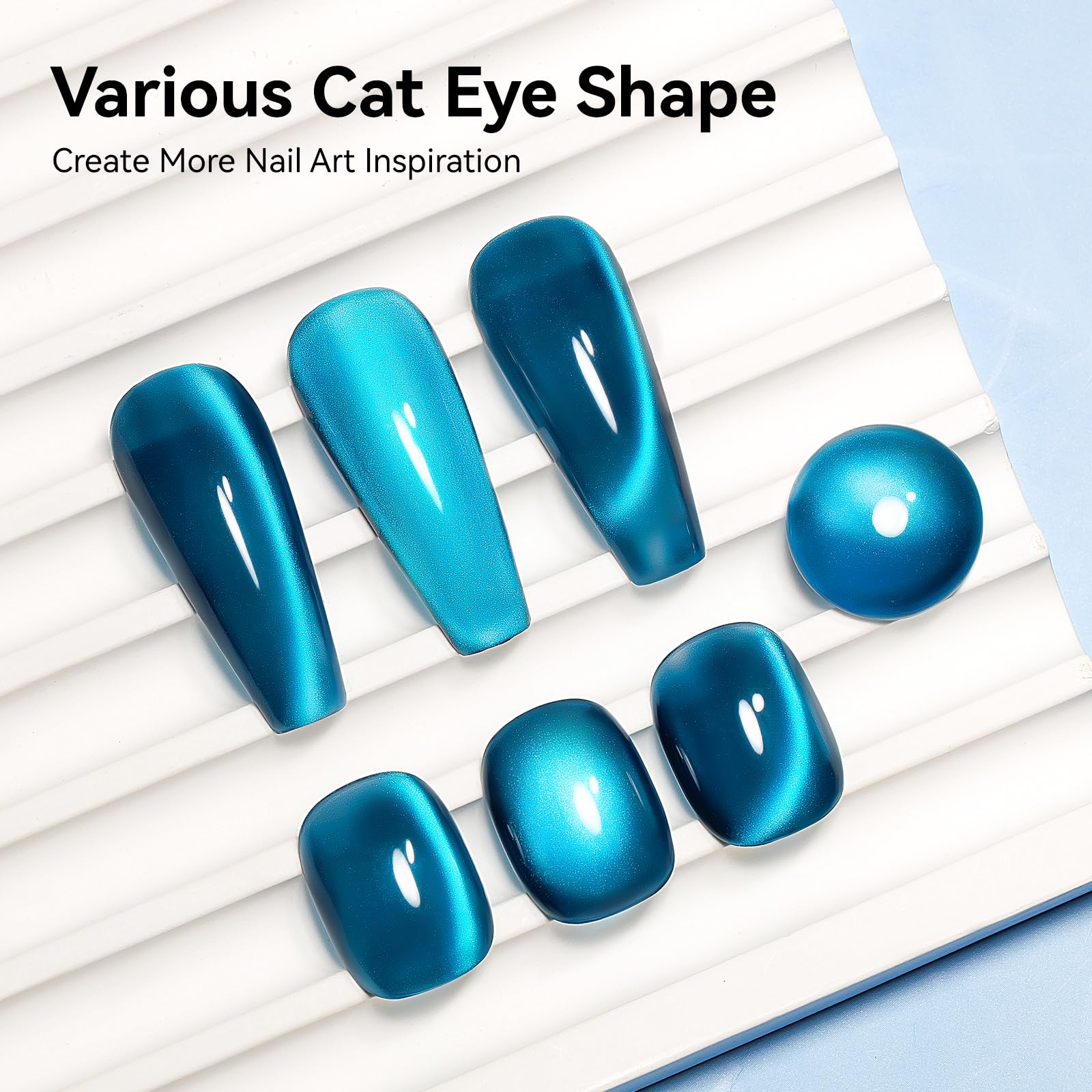 Bevimee magnetic stick enables customizable cat-eye patterns on nails