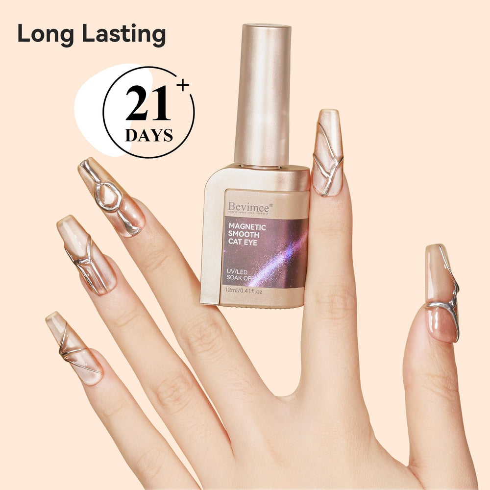 Bevimee Nail art glitter holographic effect enhances festive, eye-catching nail designs.