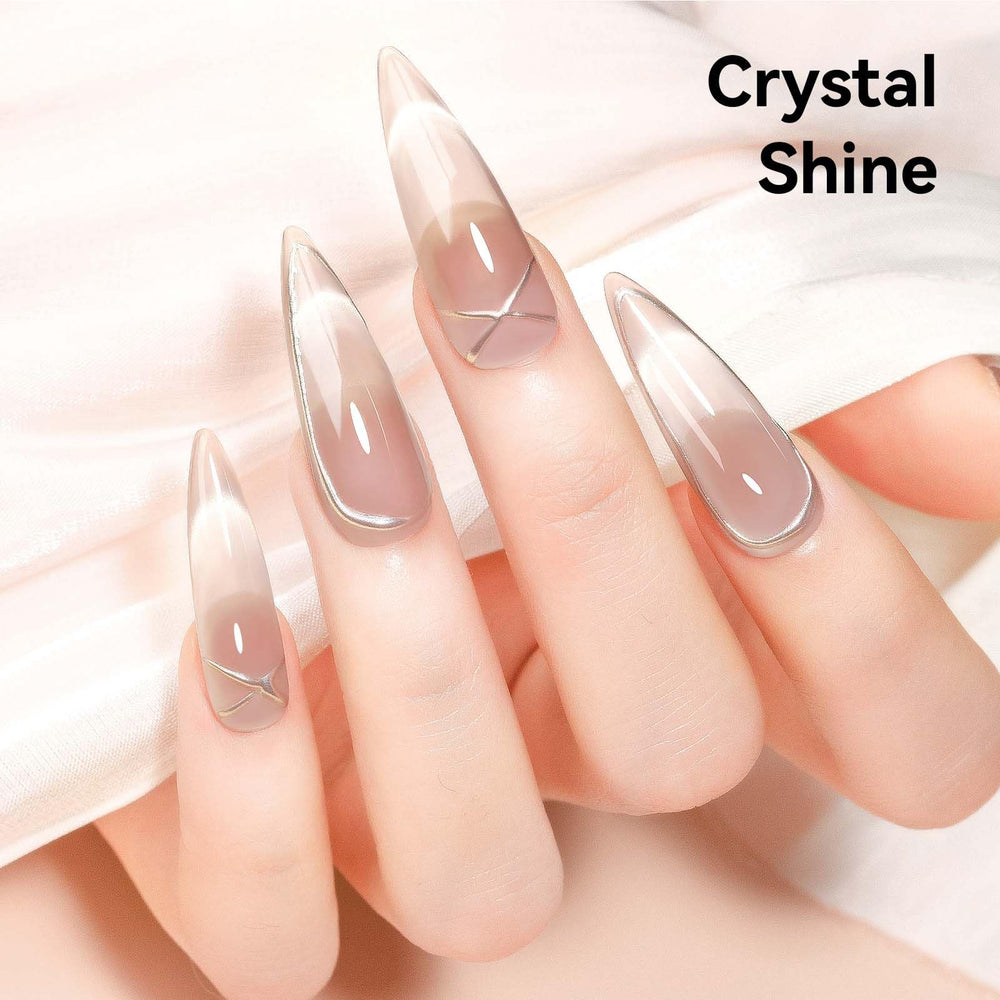 Bevimee Nude Cat Eye Magnetic Effect demonstrates starry or slash finishes on nude base.