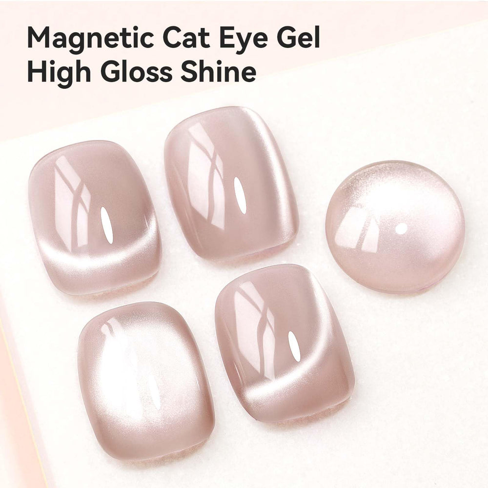 Bevimee Nude Cat Eye Nail Lamp highlights quick curing for durable, glossy manicures.