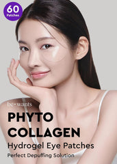 BE+WANTS cooling effect on under-eye patches demonstrating instant refreshment.