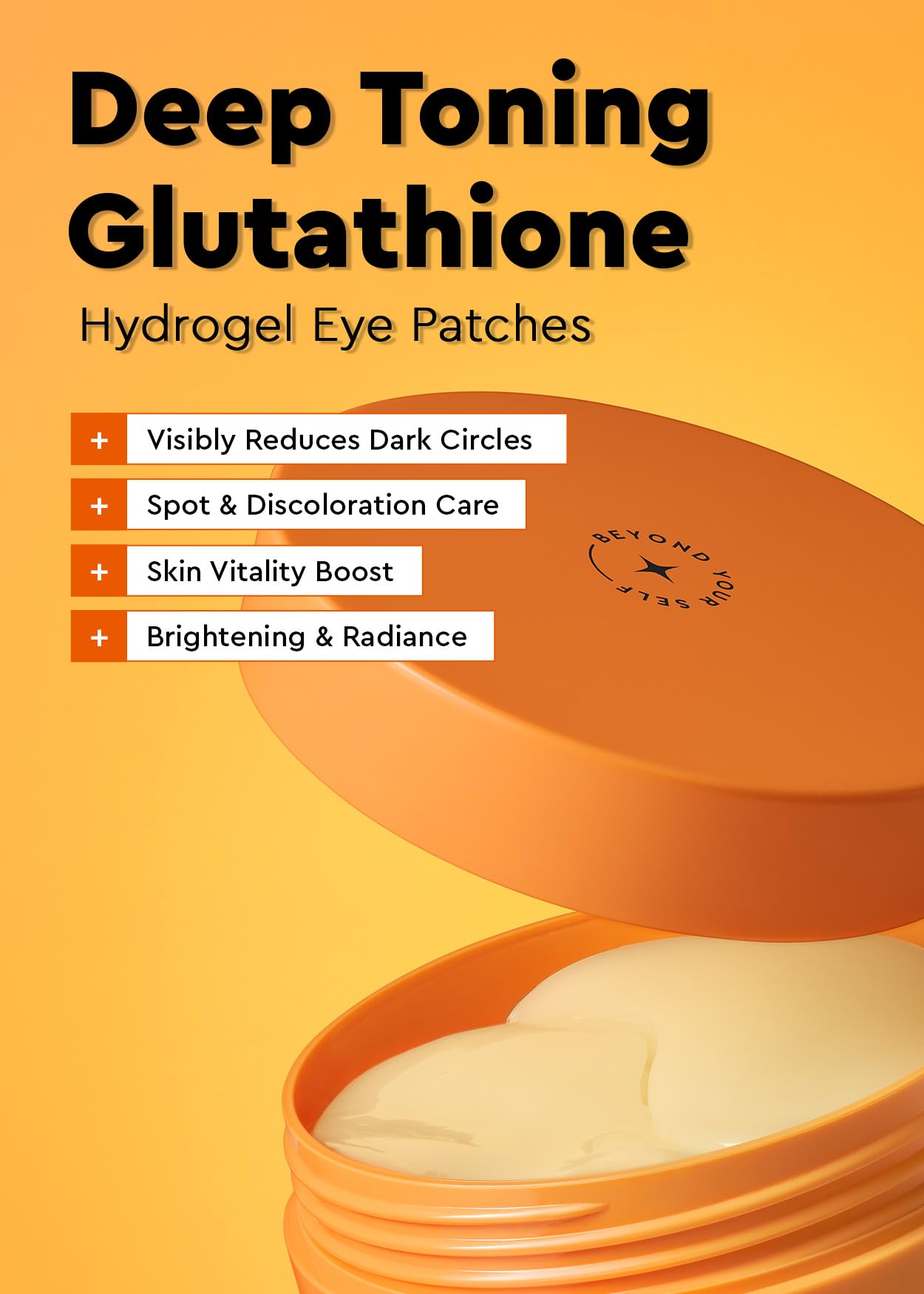 BE+WANTS patches suitable for forehead and lines for hydration and tone.