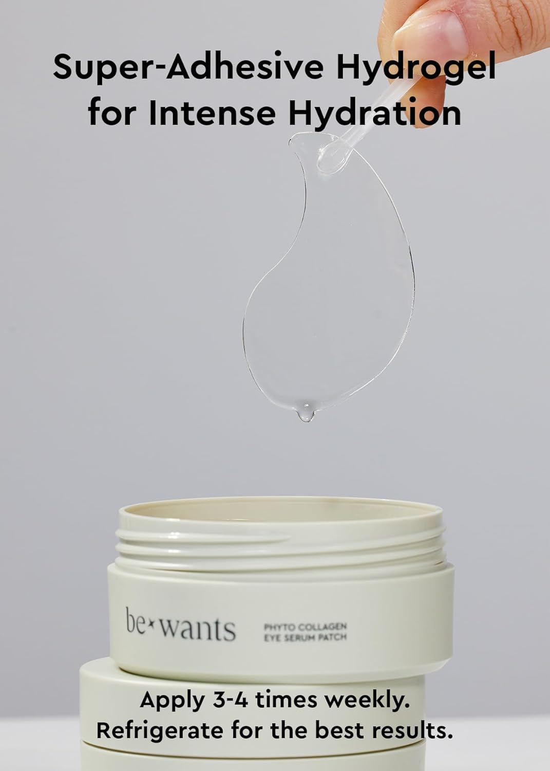 BE+WANTS bamboo water and vegan collagen infusion supports daily rejuvenation.