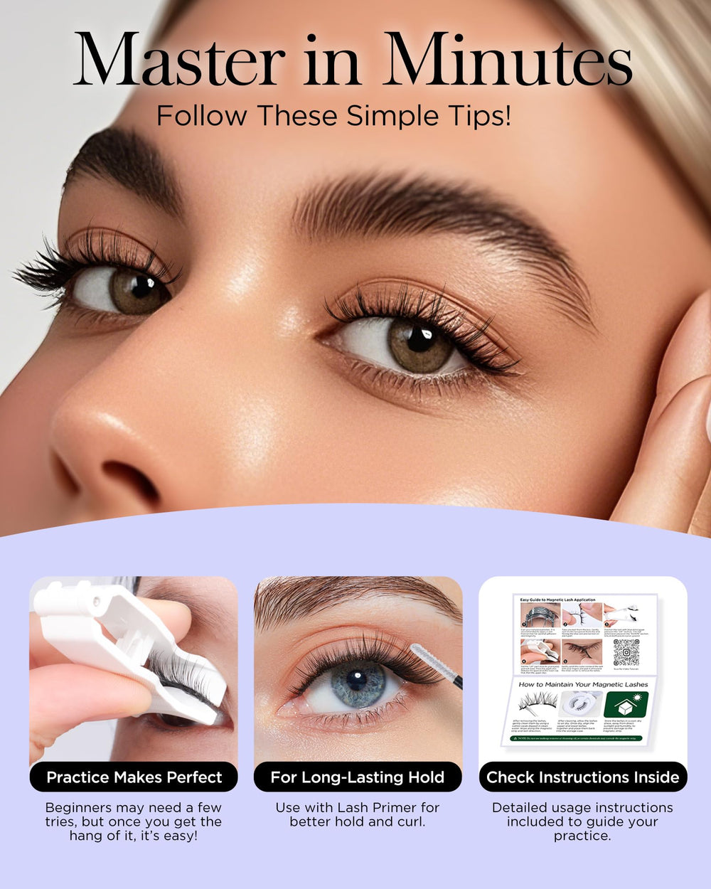 BEYELIAN daily-use-makeup-bag-ready lashes simplify routine anytime, anywhere.