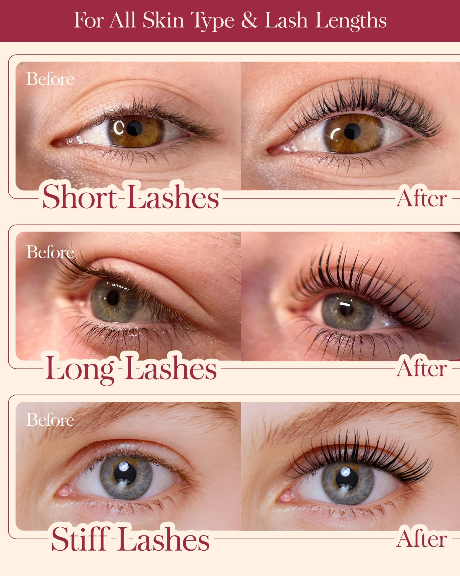 BEYELIAN lash lift 5-treatment pack for beginner-friendly trial