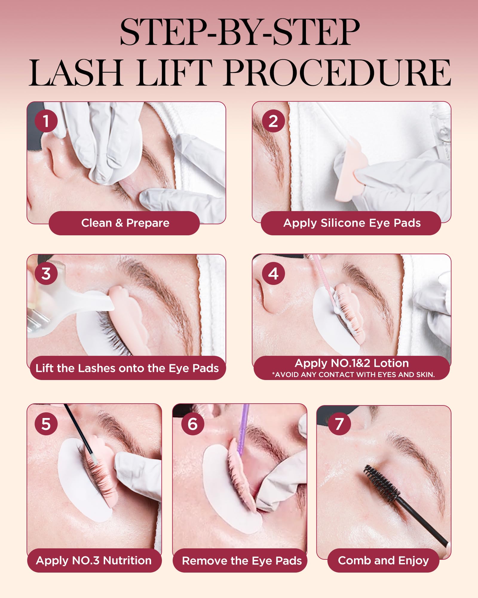 BEYELIAN lash lift kit suitable for professionals and home use