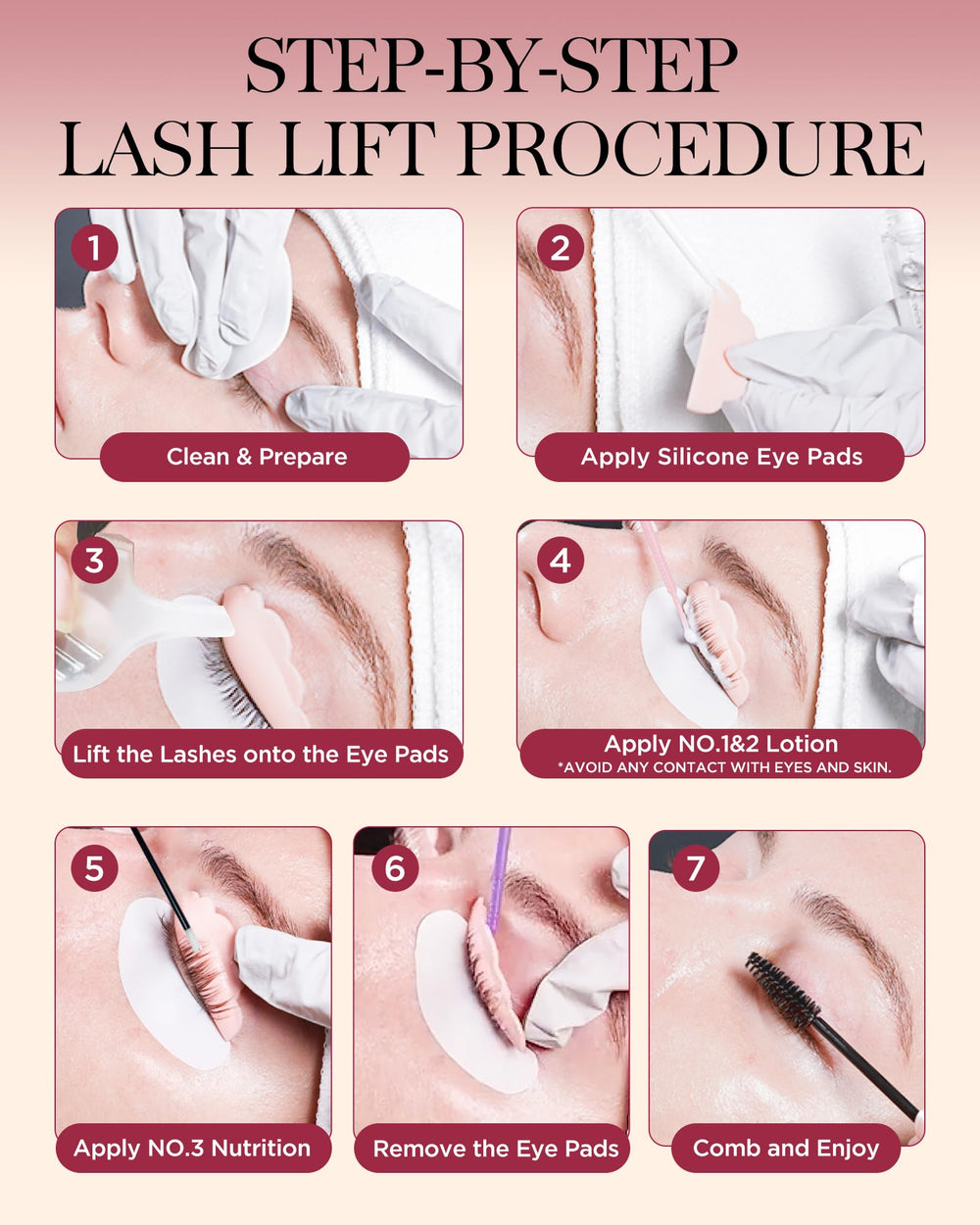 BEYELIAN lash lift kit suitable for professionals and home use