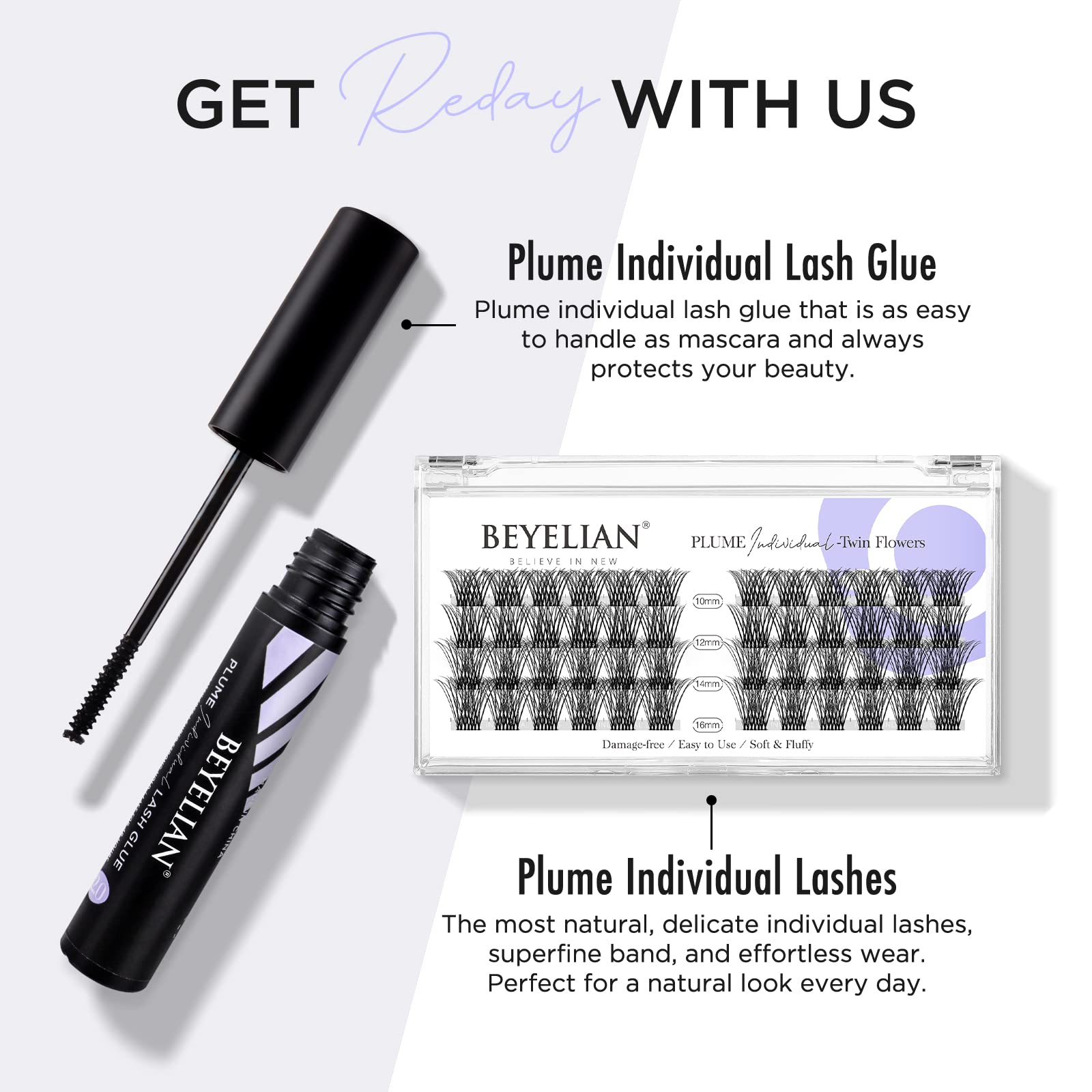 BEYELIAN Lash Remover after-use results on lashes with clean-feel finish.
