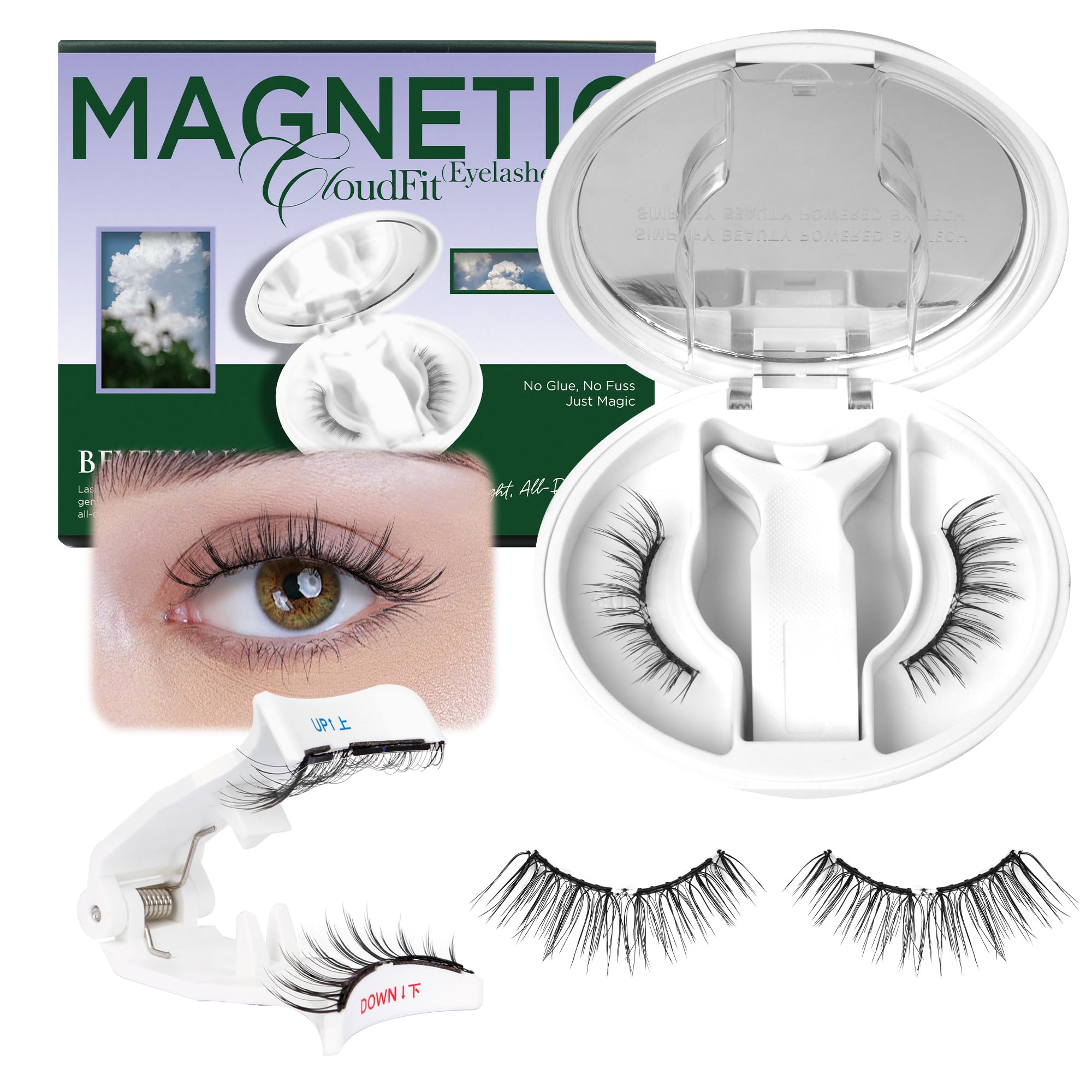 BEYELIAN portable-magnetic-eyelashes-all-in-one-kit delivers instant glam without glue.