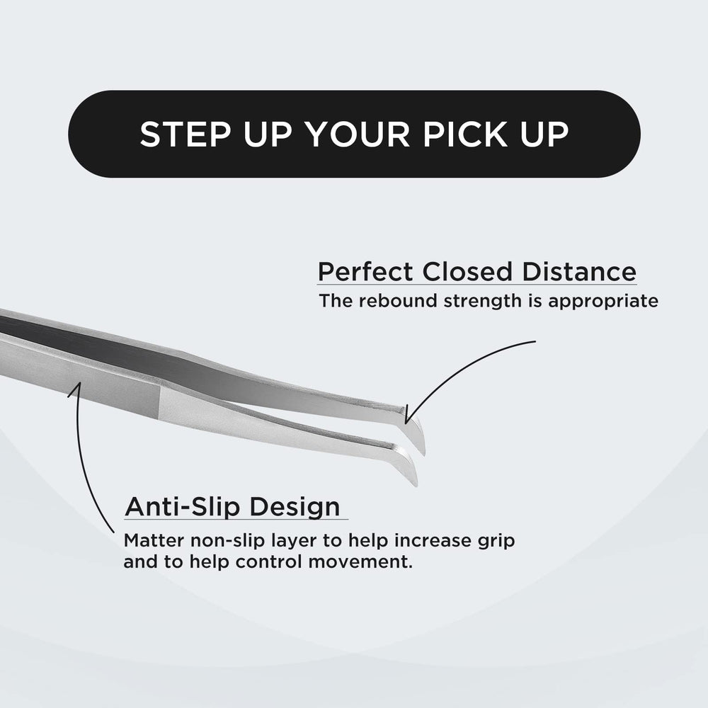 Beyelian stainless-steel volume lash tweezers provide durable daily-use tool.