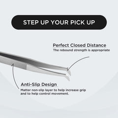 Beyelian stainless-steel volume lash tweezers provide durable daily-use tool.