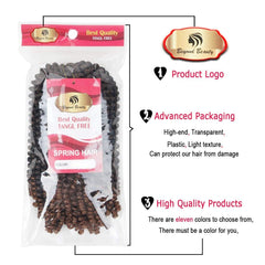 Beyond Beauty Spring Twist 8inch fluffy texture ready for quick protective styles
