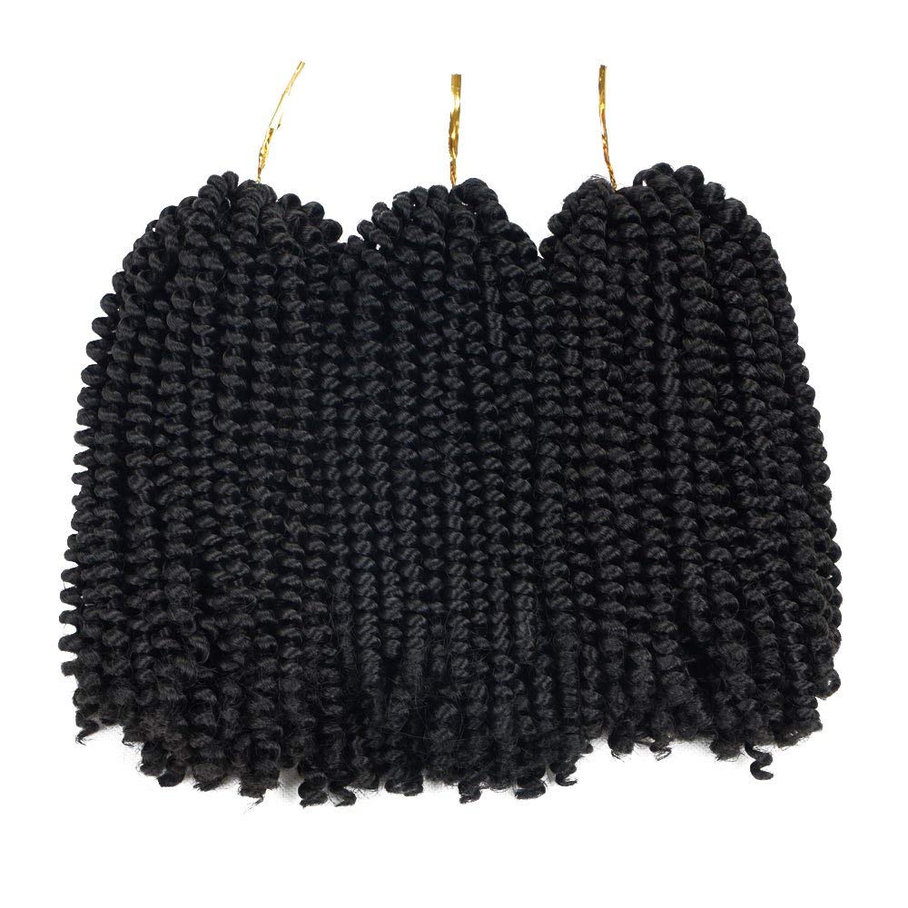 Beyond Beauty Spring Twist 8inch pack closeup shows premium kanekalon texture for smooth styling
