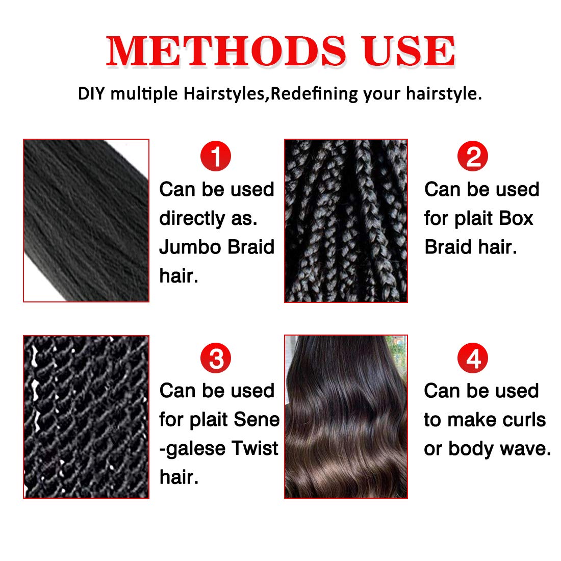 Beyond Beauty sweat-resistant braiding hair demonstrates hot-water setting for defined style