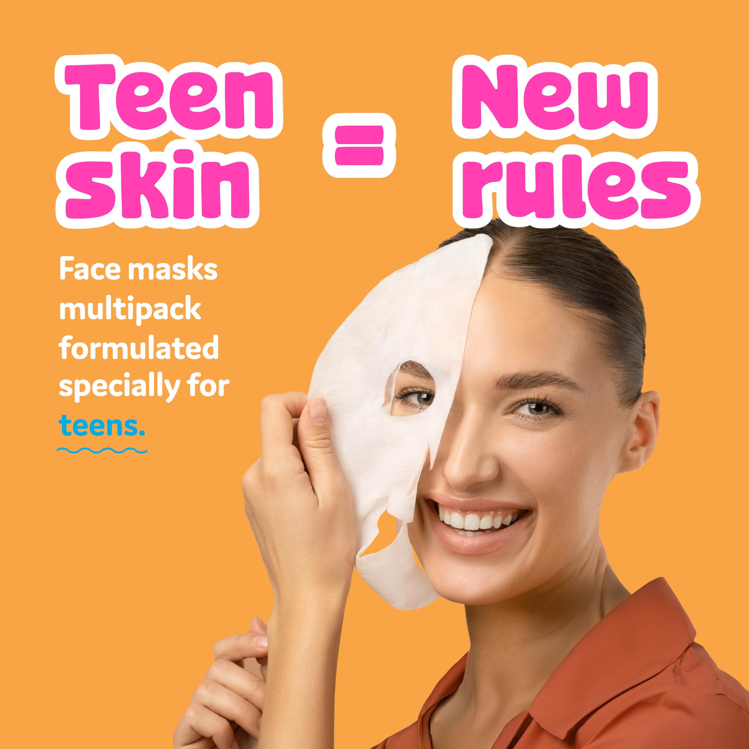 BeYoutiful gift-set box open, showcasing ten individually wrapped hydrating masks.