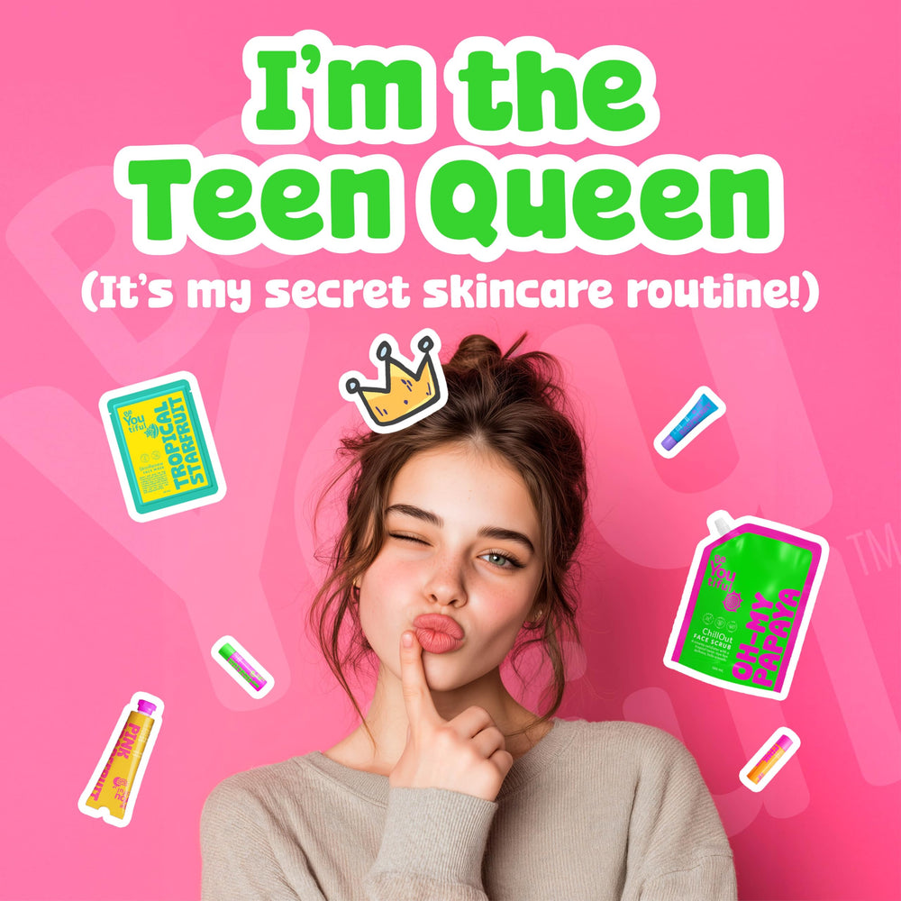 BeYoutiful pink citrus pop mask delivers bright mood-boosting scent.