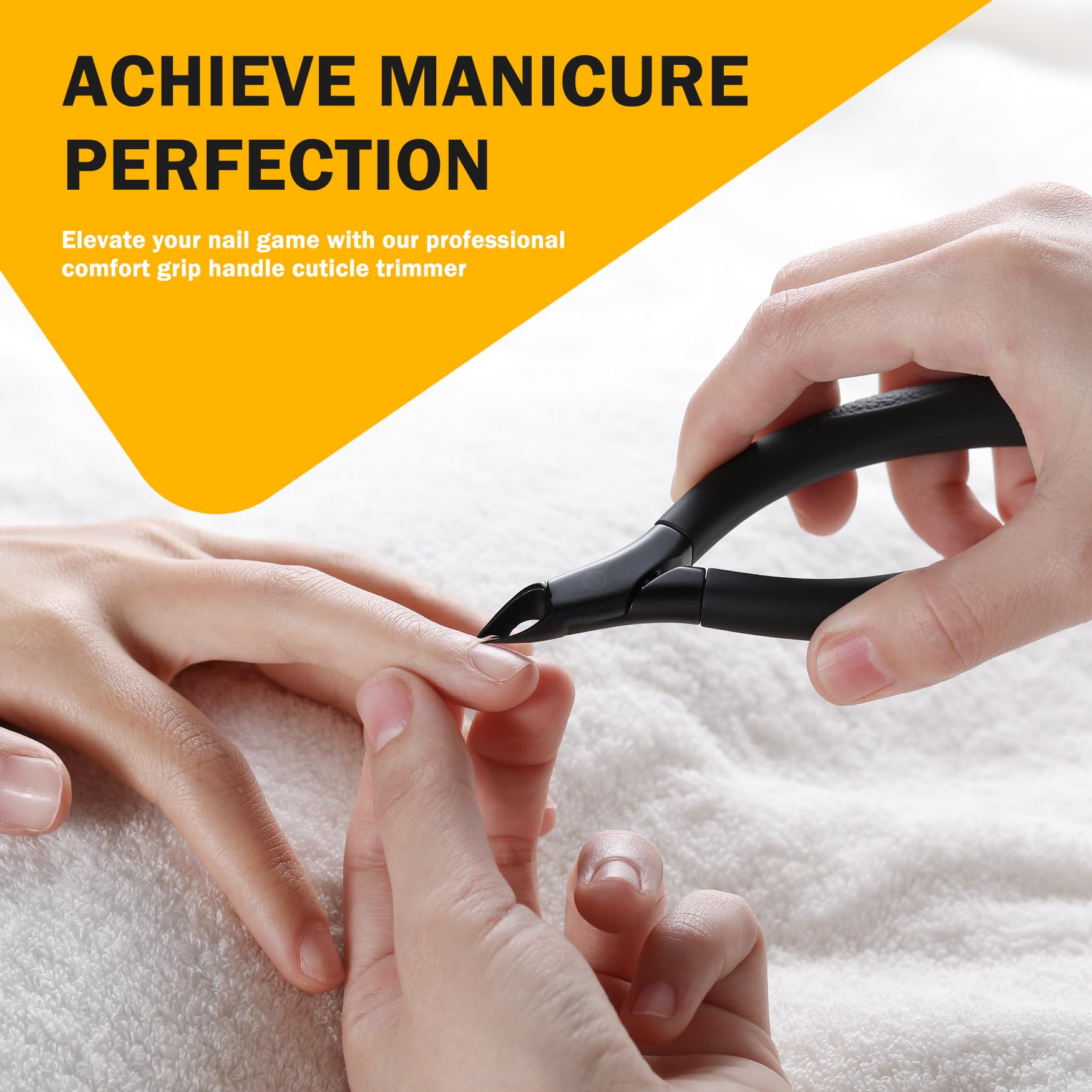 BEZOX cuticle nipper in high-grade stainless steel for durability
