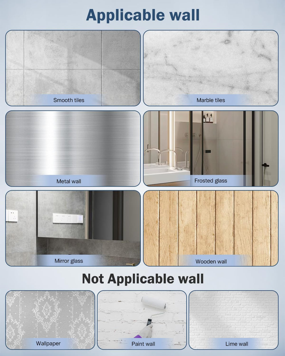 BEZOX easy-install no-drill adhesive simplifies bathroom setup