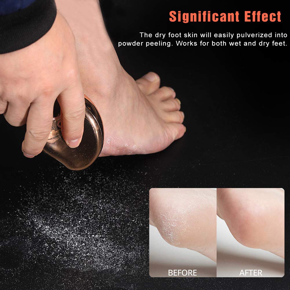 BEZOX Glass Foot File ergonomic-handle provides a comfortable grip during use.